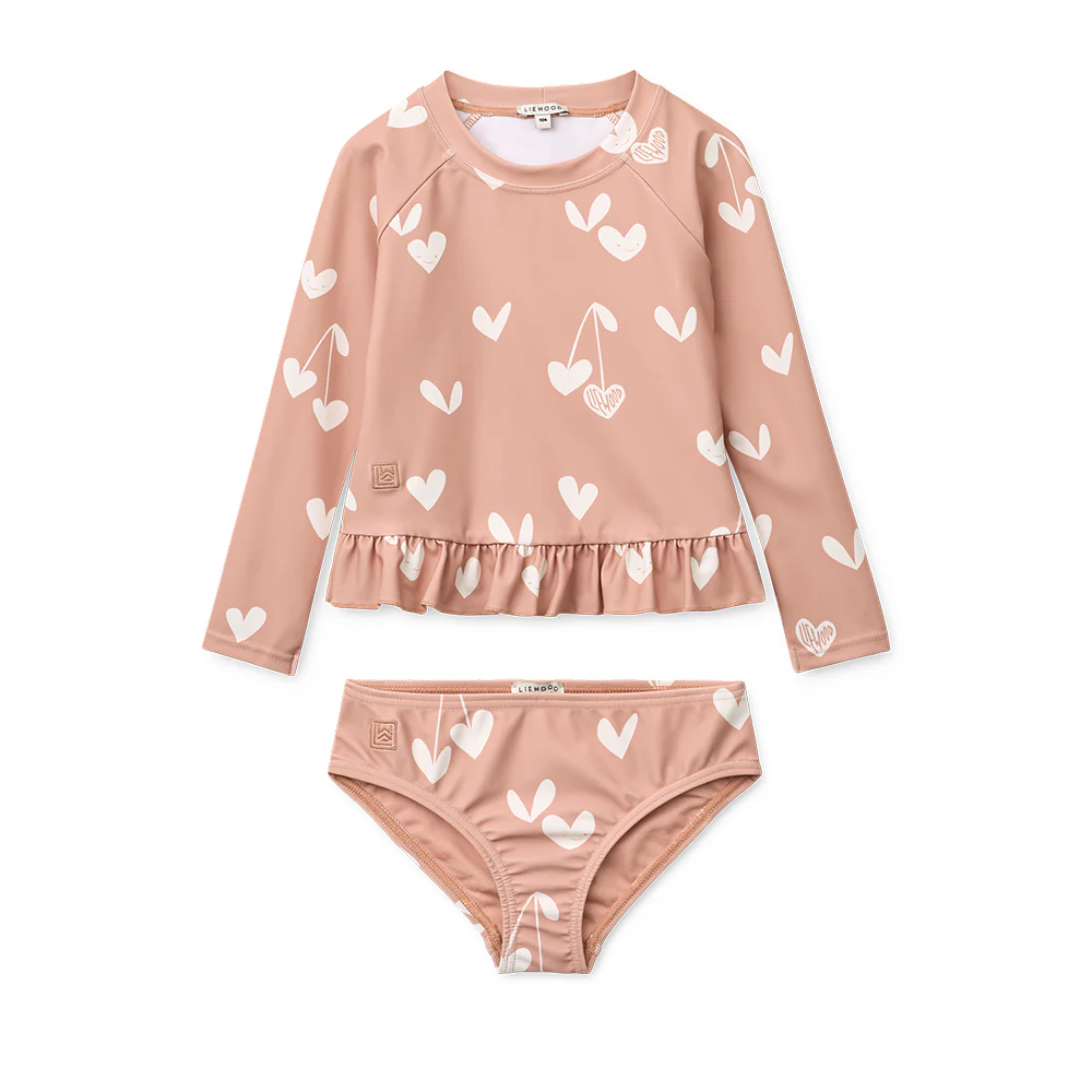 Liewood  UV-Schwimmset 'Dagny' Sweethearts/Pale Tuscany