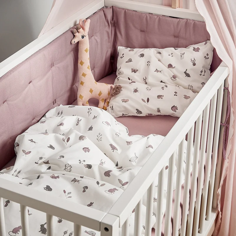 Leander  Nestchen Bio-Baumwolle  Dusty Rose - Image 2