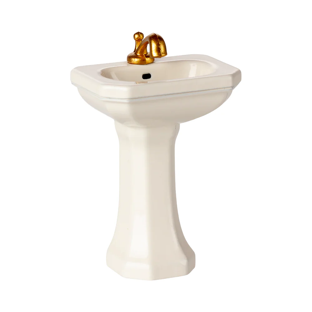 Maileg  Badezimmer-Waschbecken 'Maus' Off White - Image 2