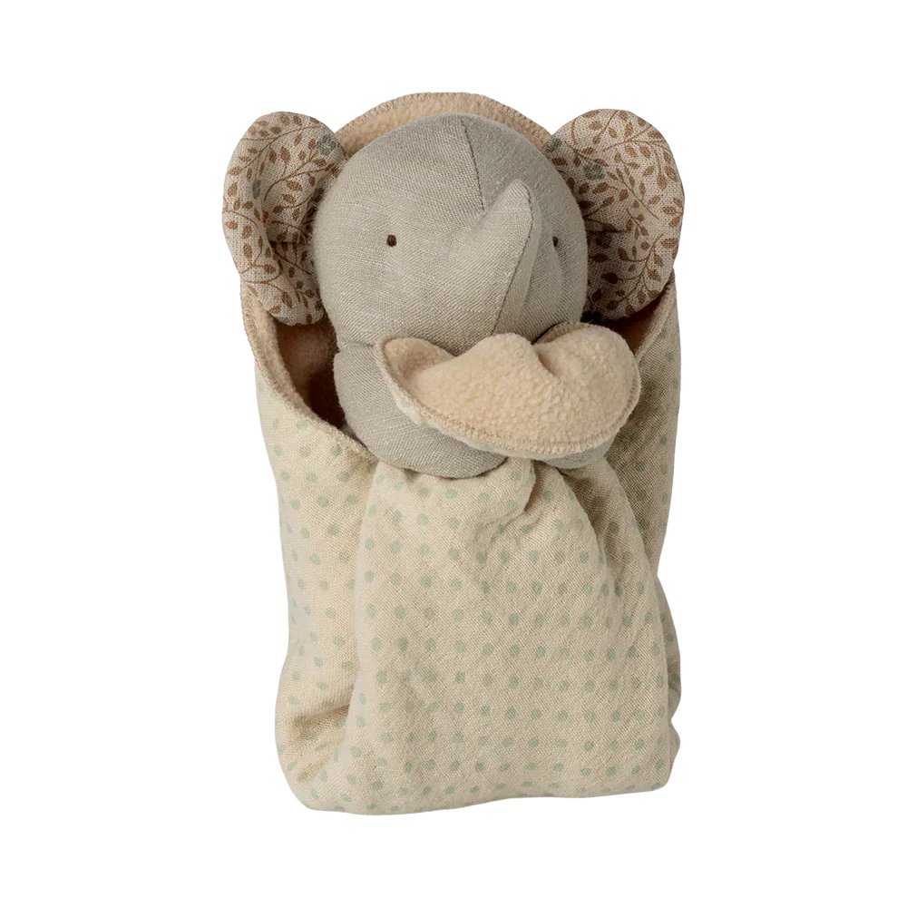Maileg Lullaby Friends 'Elefant' Mini Iron Grey
