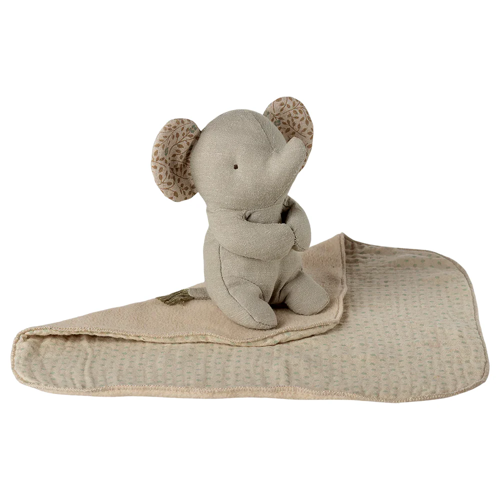 Maileg Lullaby Friends 'Elefant' Mini Iron Grey - Image 5