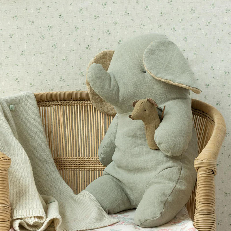 Maileg 'Lullaby Friends' Maus Rassel Light Umber - Image 2