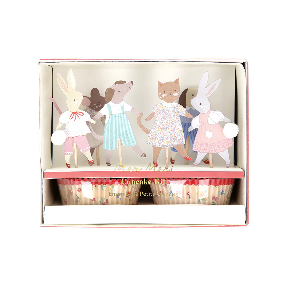 Meri Meri Cupcake Kit Animal Friends