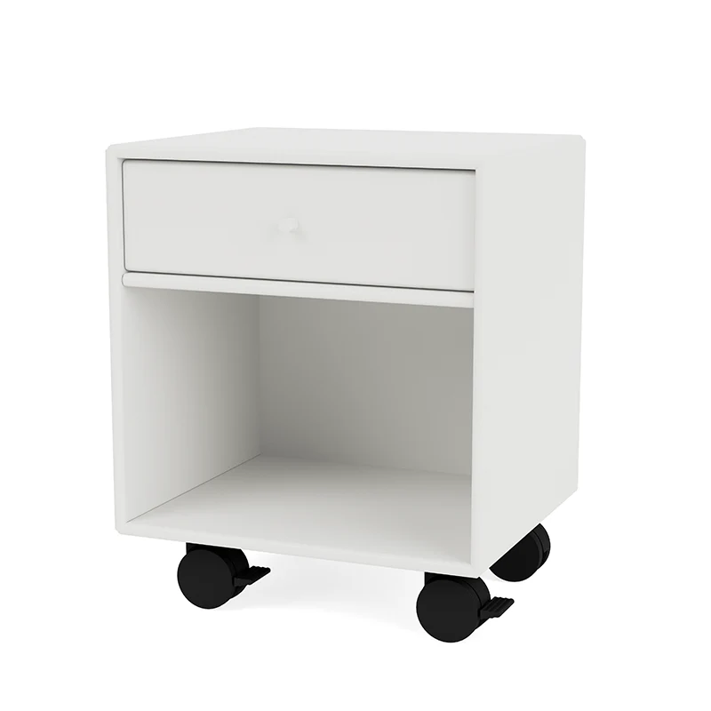 Montana Nachttisch mit Rollen 'DREAM' White