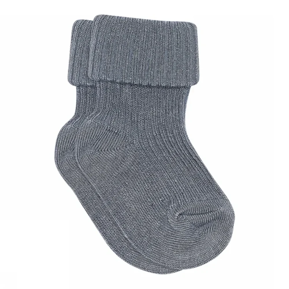 MP Denmark Socken aus Bambus 'Story' Stone Blue