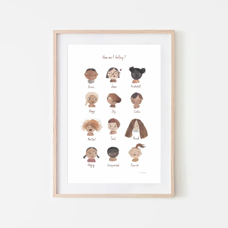 Mushie  Poster A3  Feelings - Image 3