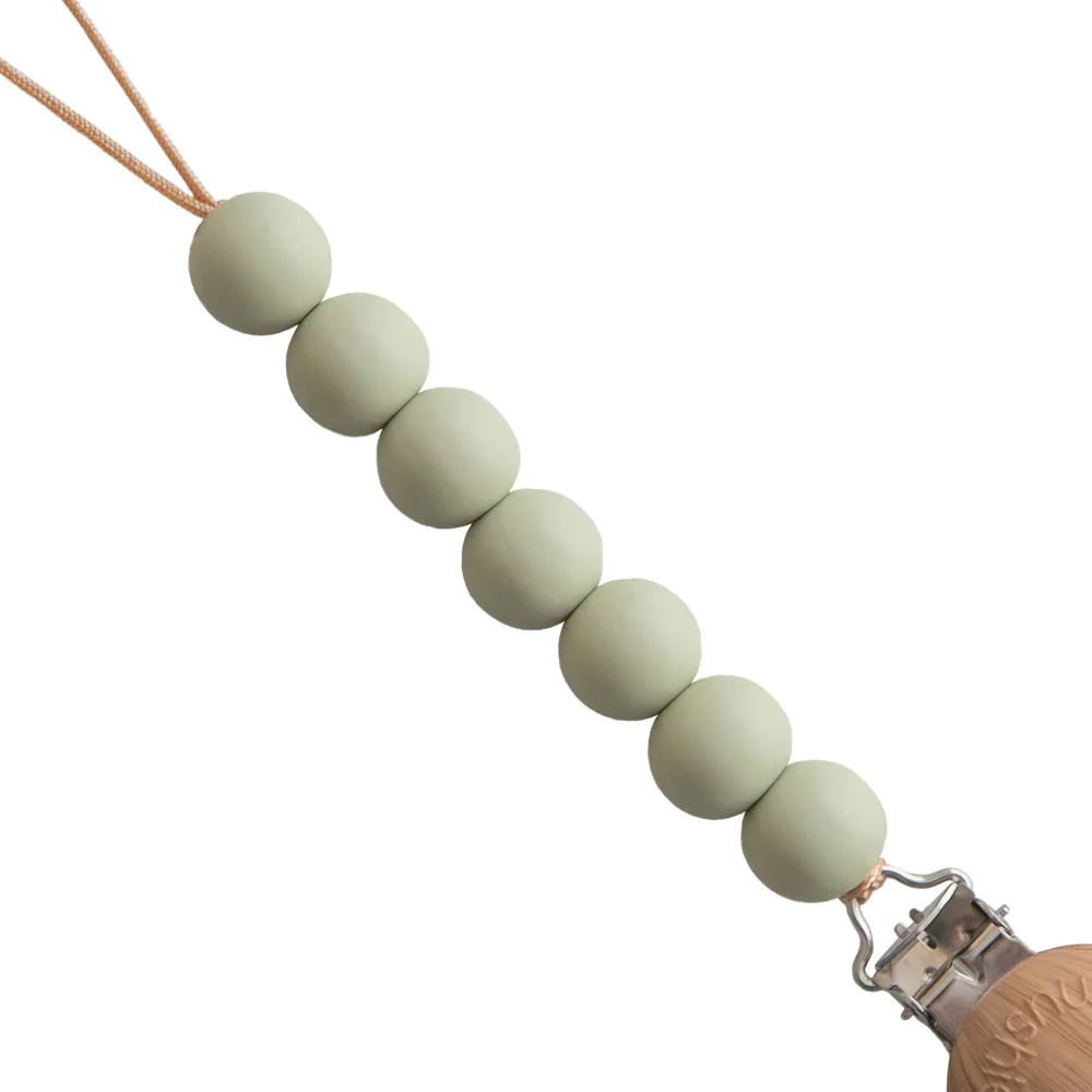 Mushie Schnullerkette 'Halo' Sage - Image 3