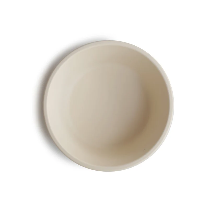Mushie Silikon Schüssel mit Saugnapf Ivory - Image 3