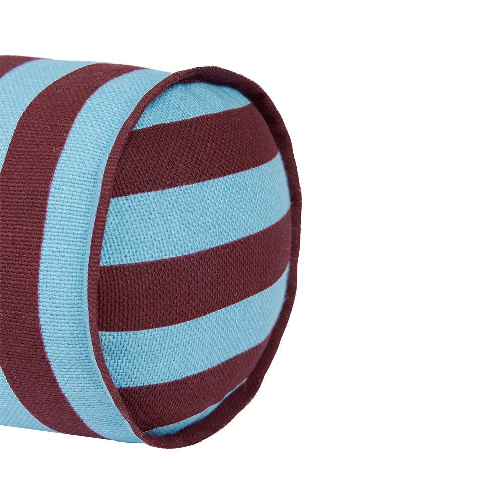 Nobodinoz Kissen 'Vibes' Burgundy Blue Stripes - Image 3