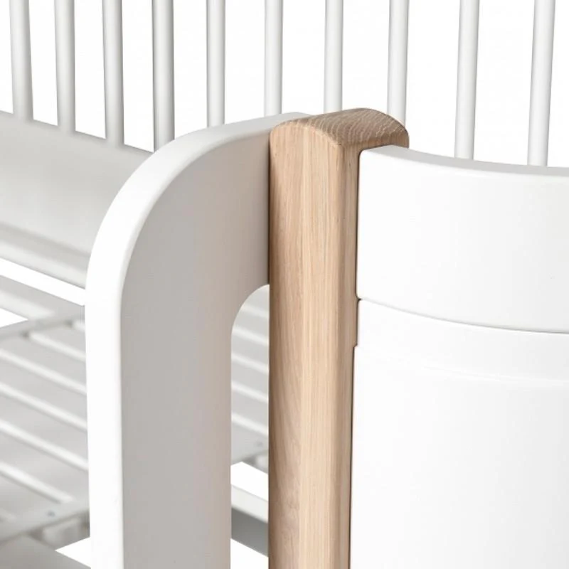 Oliver Furniture  Wood Mini+ Halbhohes Hochbett  Weiss/Eiche - Image 8