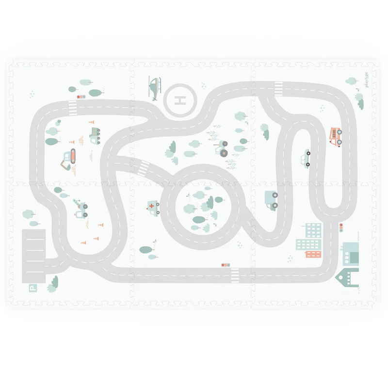 Play&Go  2 in 1 Puzzlematte 'EEVAA' doppelseitig  Roadmap