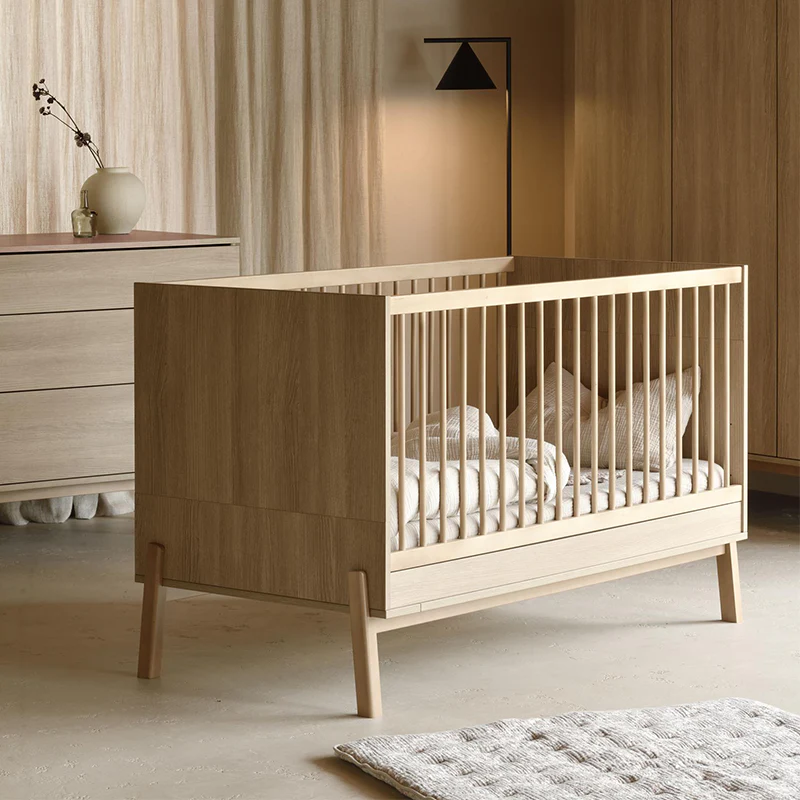 Quax Babybett- und Kinderbett 70 x 140 'Ashi' Honey Ash - Image 2