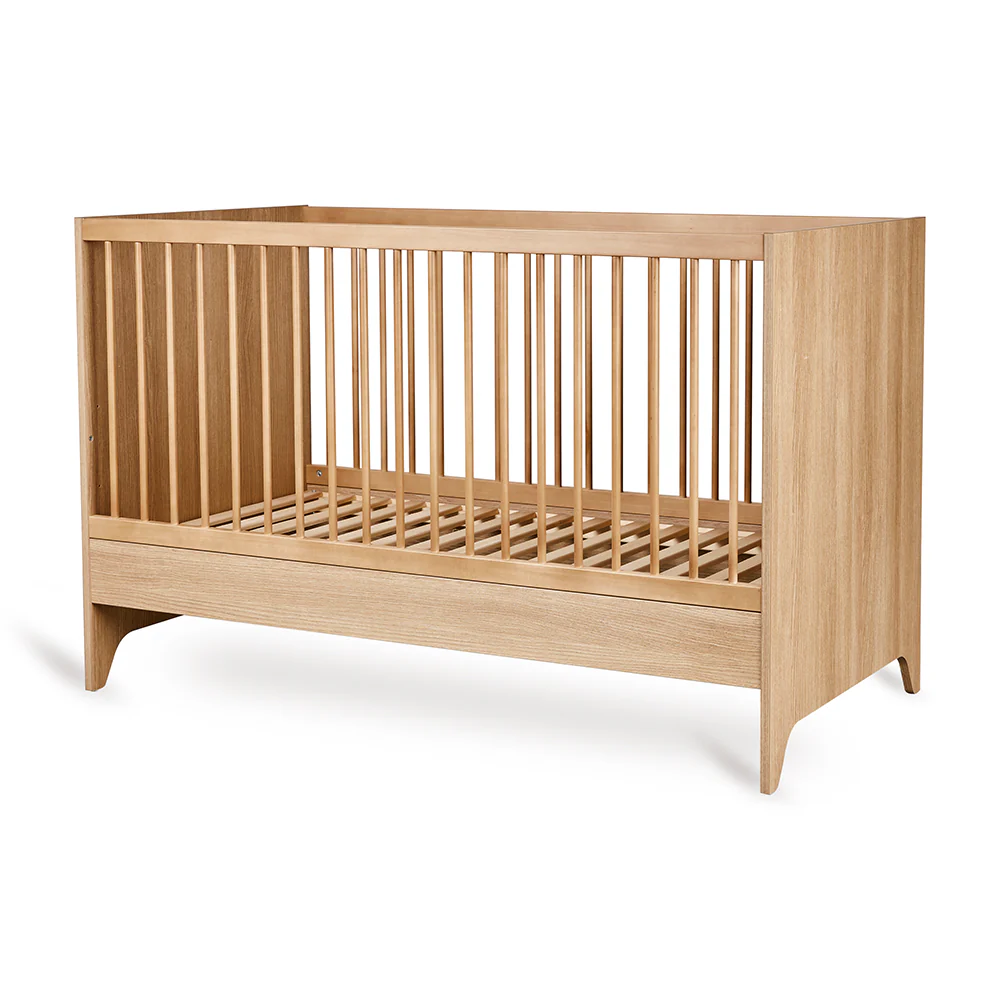 Quax Babybett- und Kinderbett 70 x 140 'Tsugi' Honey Ash - Image 3
