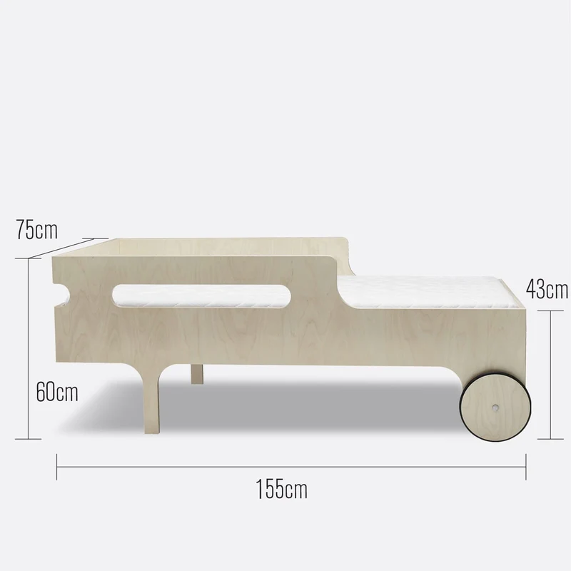 Rafa Kids  Kinderbett R 70 x 150 cm  Natur - Image 5