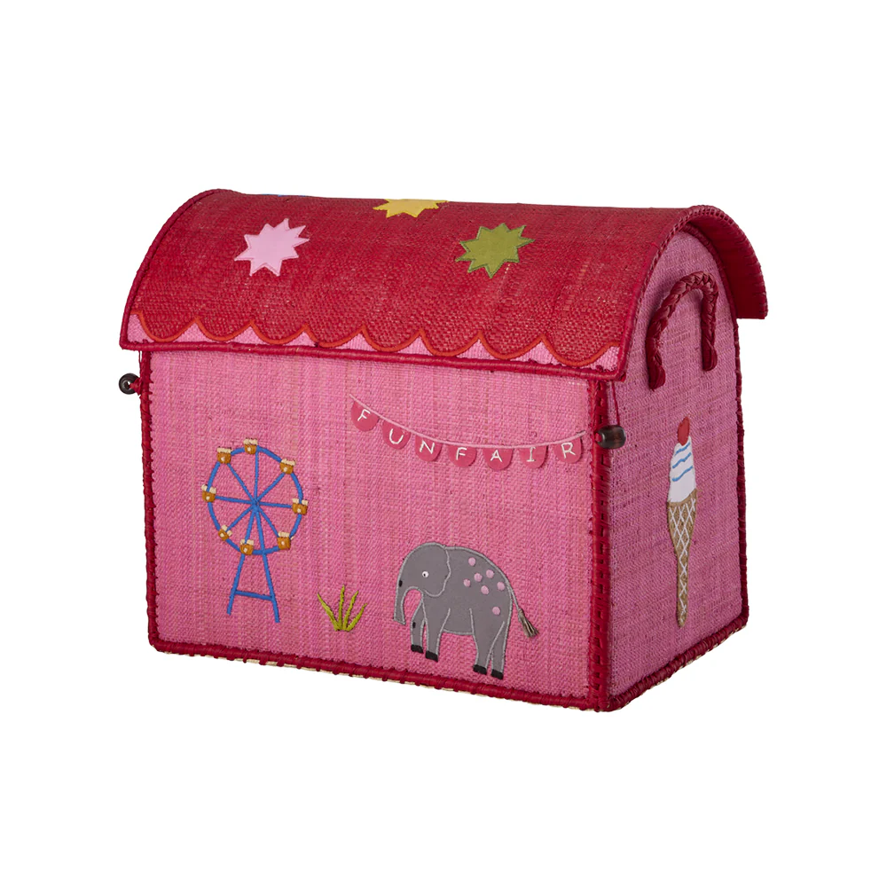 Rice Aufbewahrungskorb Klein 'Fun Fair' Pink - Image 3