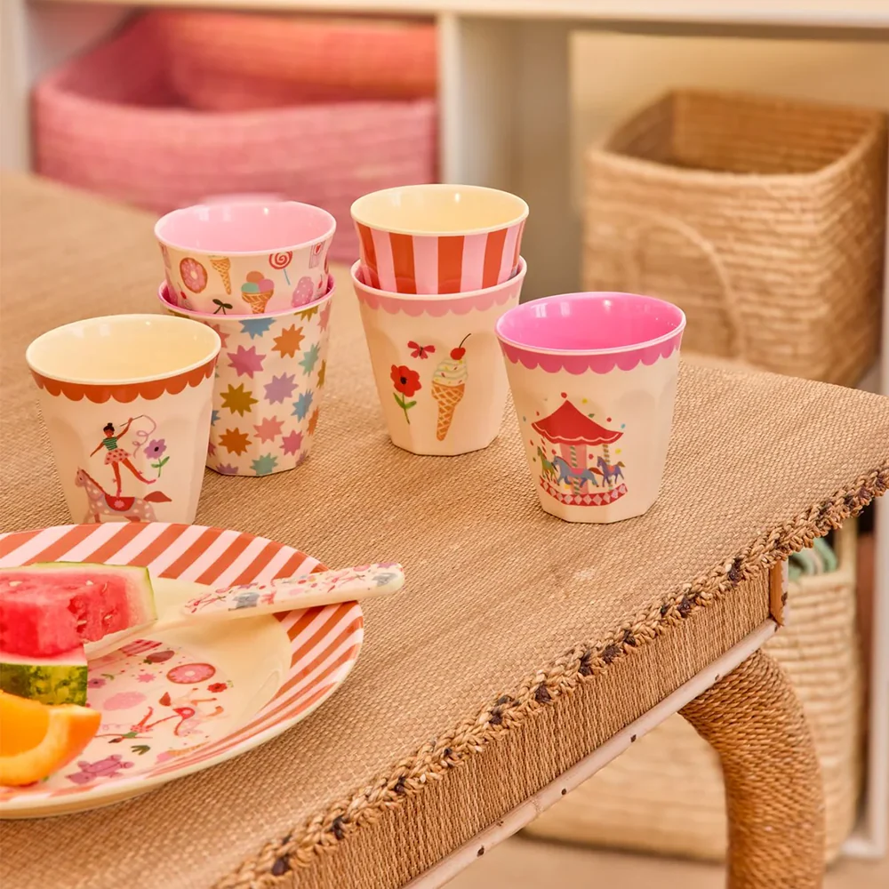 Rice Melamin Becher Klein 'Fun Fair' Carrousel - Image 2