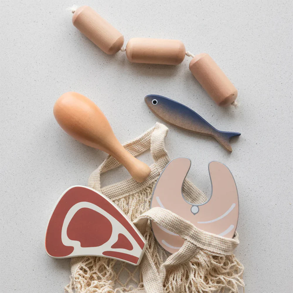Sebra Fleisch und Fisch aus Holz - Image 4