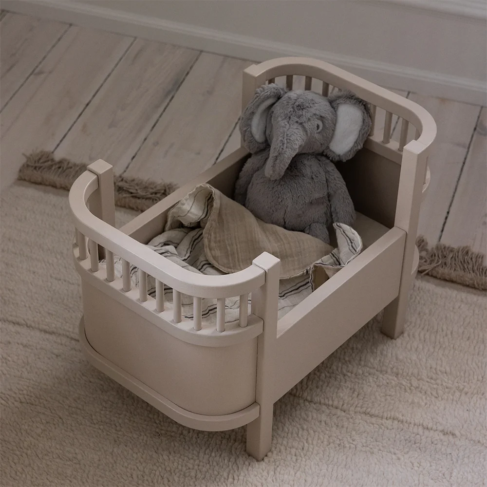 Sebra Puppenbett mit Matratze Birchbark Rose - Image 4
