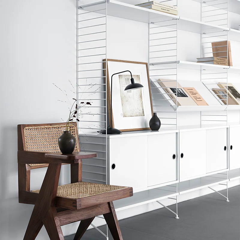 String Furniture Bodenleiter 'System' 200x30 cm Weiss - Image 2