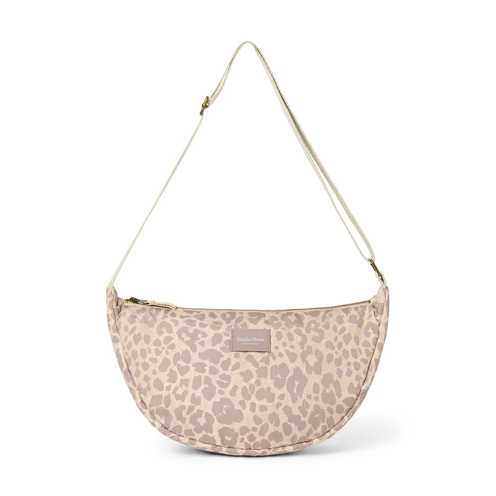 Studio Noos Gürteltasche für Erwachsene 'Puffy' Beige Leopard