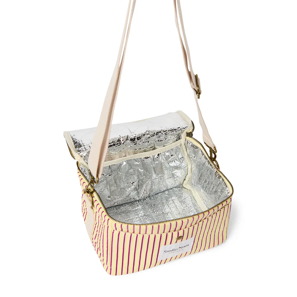 Studio Noos Kühltasche 'Poplin' Butter Yellow Striped - Image 2