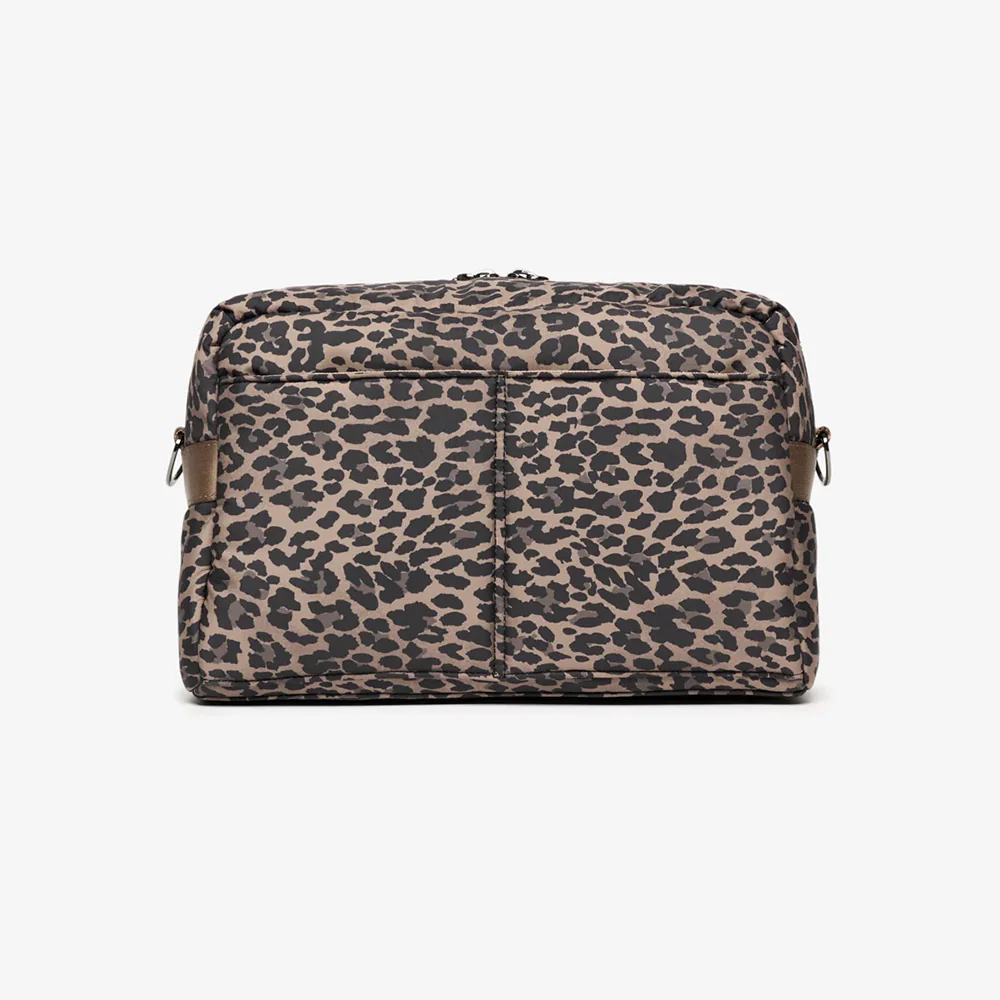 TIBA + MARL Kinderwagen Organizer/Wickeltasche 'Axel' Brown Tonal Leopard - Image 5
