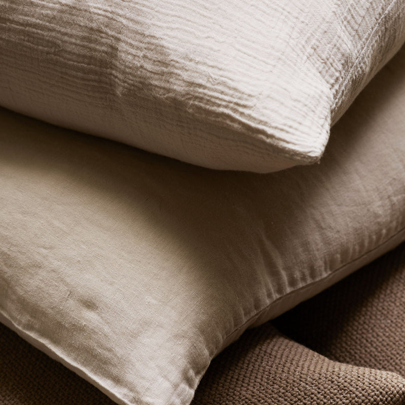 Tine K Home Double-Gauze Kissen 50 x 75 cm Sand - Image 2