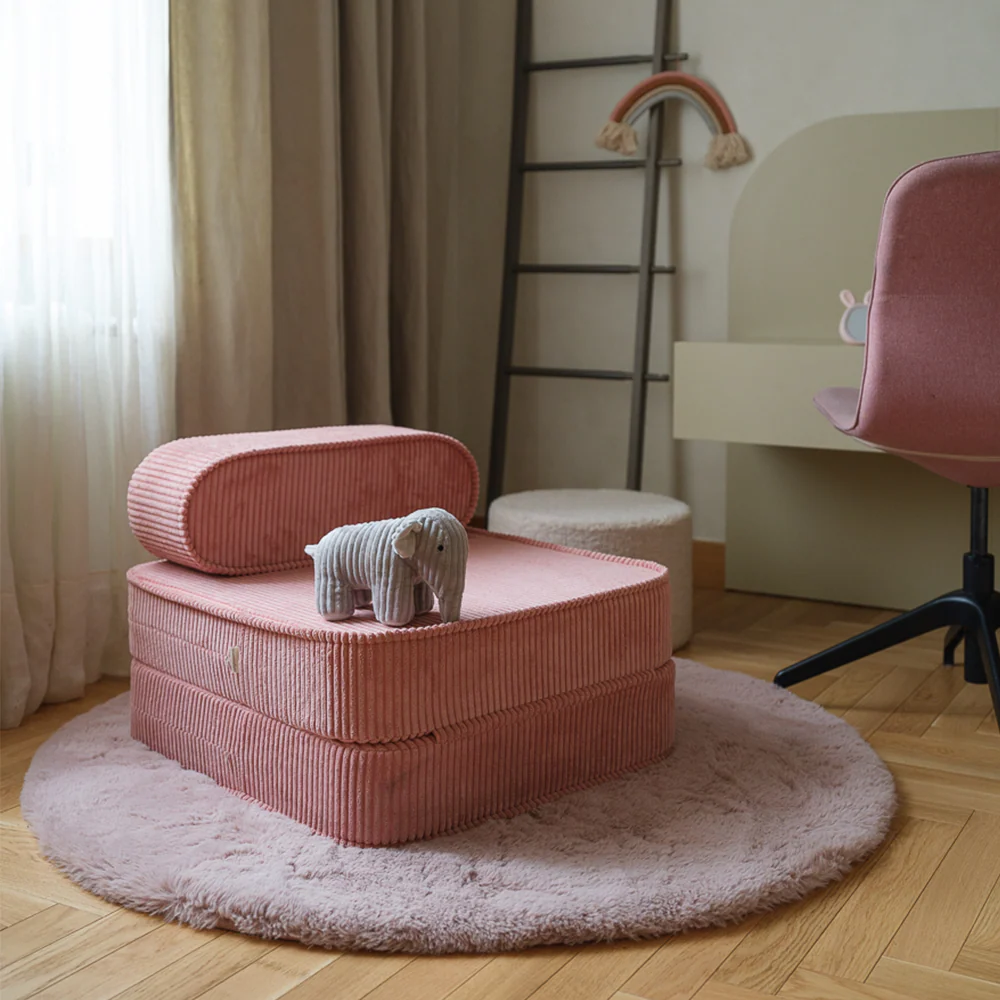 Wigiwama Aufklappbarer Kindersessel 'Flip Chair' Pink Mousse - Image 2