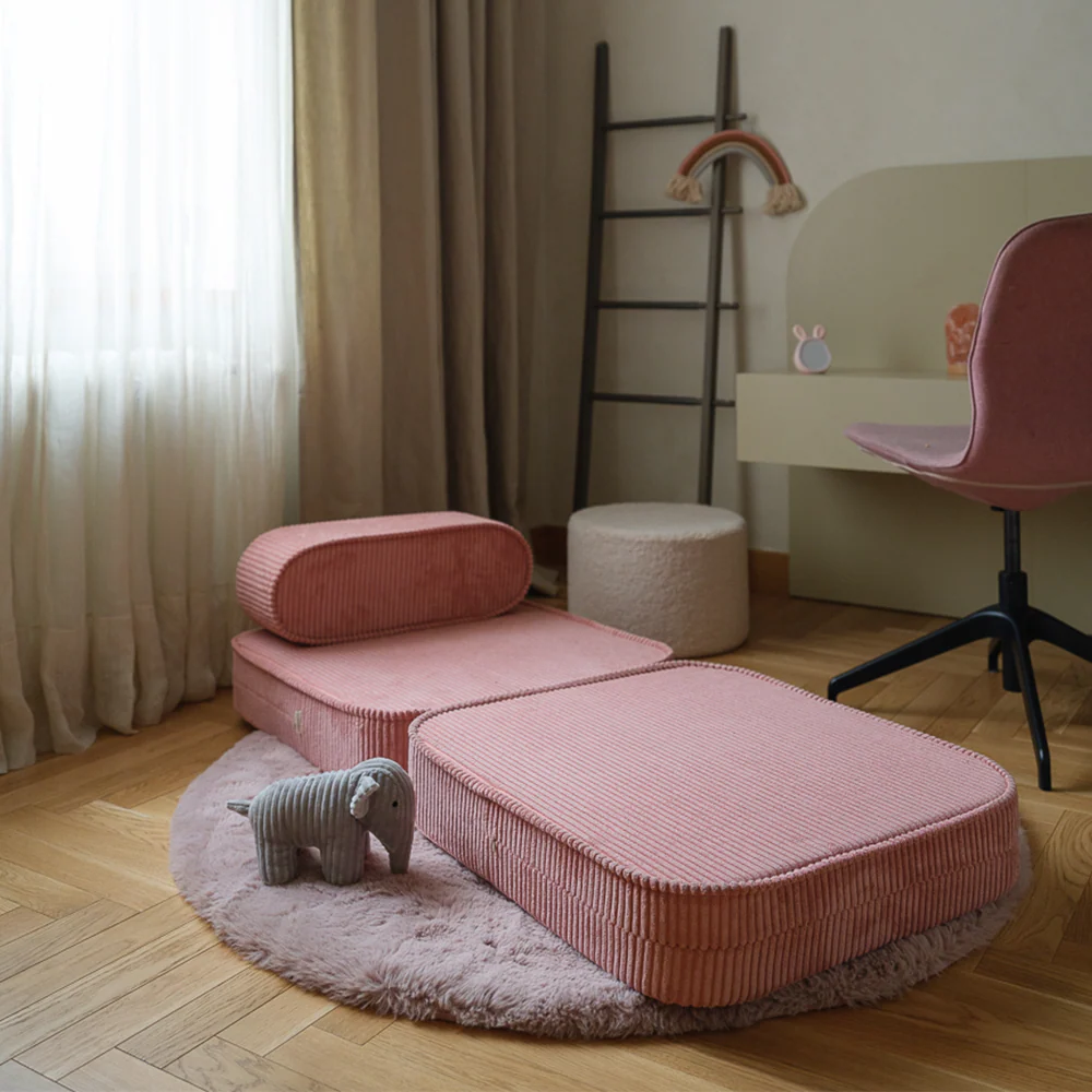 Wigiwama Aufklappbarer Kindersessel 'Flip Chair' Pink Mousse - Image 4