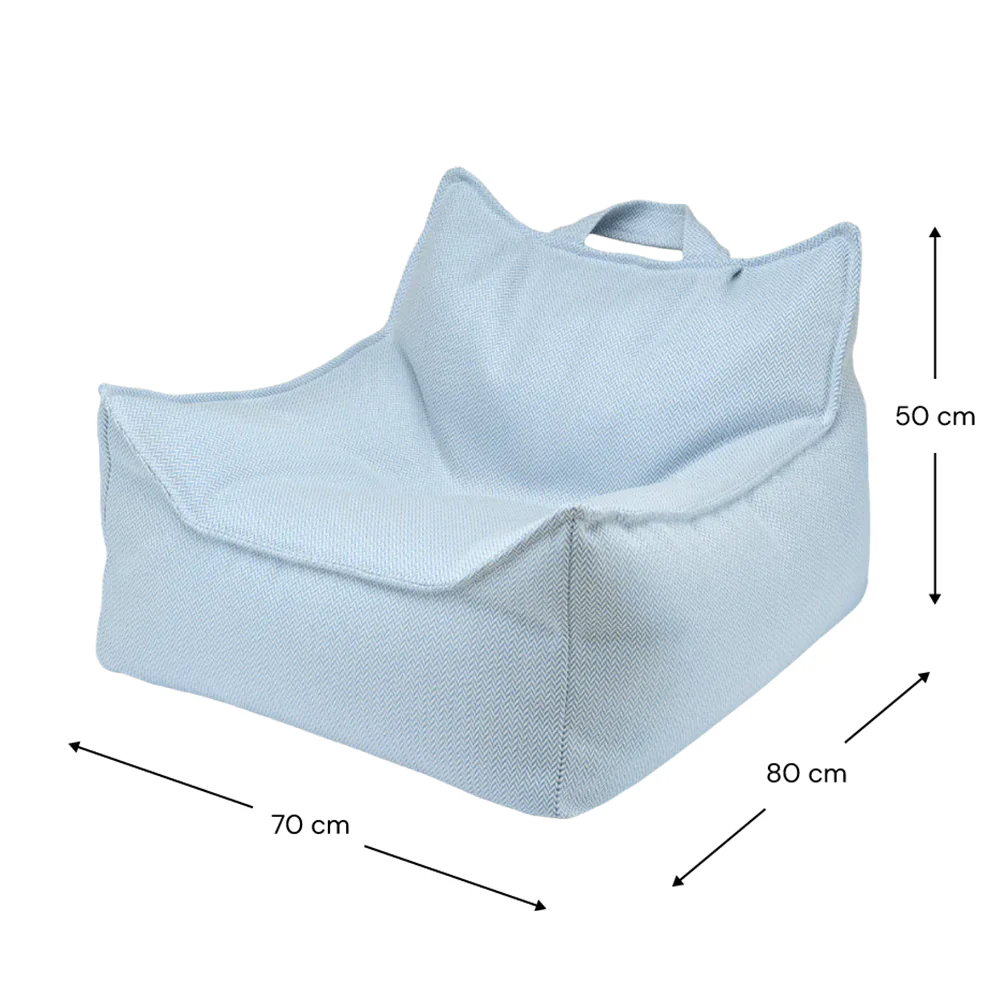 Wigiwama Outdoor Sitzsack 'Beanbag' Azure - Image 10